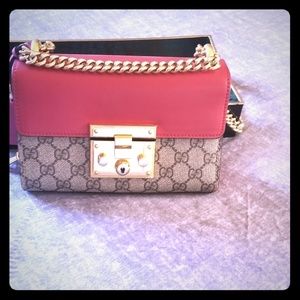 Authentic Padlock Gg Supreme Canvas